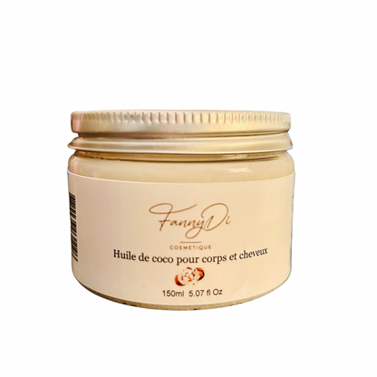 HUILE DE COCO POUR CORPS ET CHEVEUX - FannyDi Cosmétique