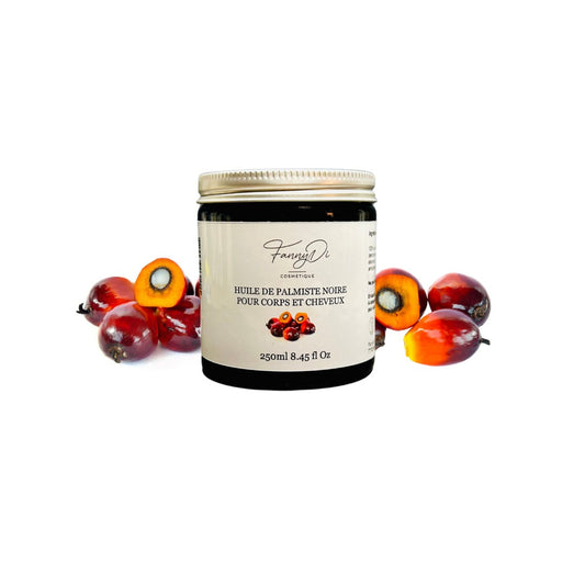 HUILE DE PALMISTE NOIRE POUR CORPS ET CHEVEUX - FannyDi Cosmétique