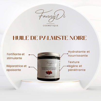 HUILE DE PALMISTE NOIRE POUR CORPS ET CHEVEUX - FannyDi Cosmétique